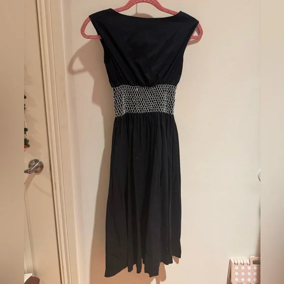 Kate Spade Poplin V-Neck Dress, Sz XS - Picture 3 of 4